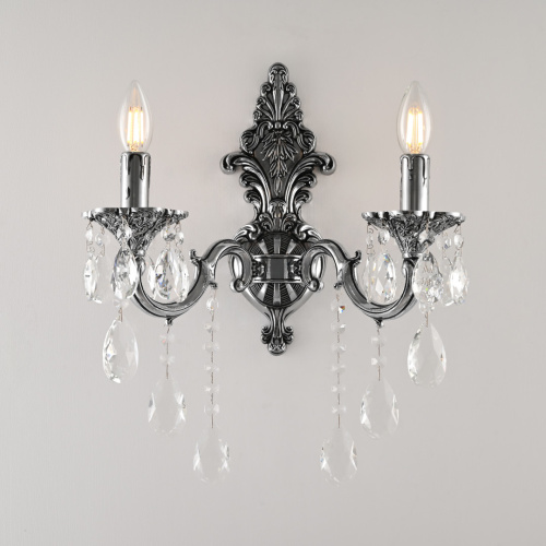 Бра с хрустальными подвесками AL7801B14/2/175 B NB Bohemia Ivele Crystal (Богемия Ивеле Кристалл) фото 3