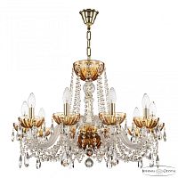 Люстра 5402/10/240 G Amber/M-1H Bohemia Ivele Crystal (Богемия Ивеле Кристалл)