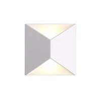 3909/10WL HIGHTECH ODL20 501 белый/металл Настенный светильник LED 3500K 120° 10W 220V IP65 TIBRO