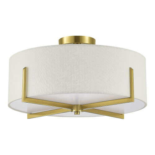 SLE3010-302-04 Светильник потолочный Латунь/Белый E27 4*60W LINTON SLE3010-302-04 Светильник потолочный Латунь/Белый E27 4*60W LINTON