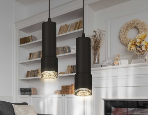 Комплект подвесного светильника Ambrella light Techno Spot XP7402002 SBK/BK черный песок/тонированный (A2302, C6343, A2030, C7402, N7192) фото 2