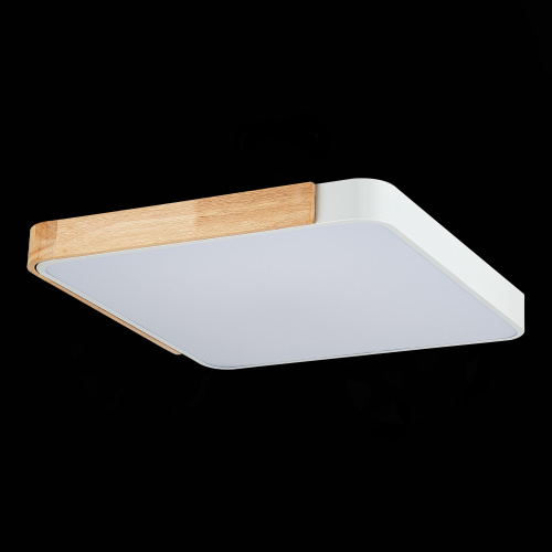 SLE201252-01 Светильник потолочный Белый, Светлое дерево/Белый LED 1*42W 3000K/4000K/6000K FESTA фото 5