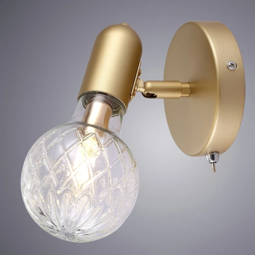 Бра Arte Lamp SALUTE A8040AP-1SG фото 2 Бра Arte Lamp SALUTE A8040AP-1SG фото 2