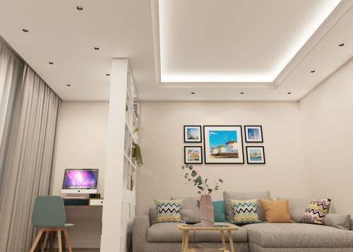 DK3061-WH+BK Встраиваемый светильник, IP 20, 10 Вт, GU5.3, LED, белый/черный, пластик фото 2