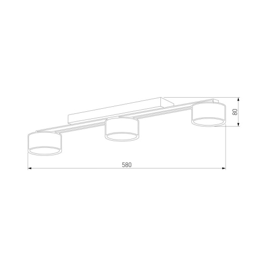 Потолочная люстра TK Lighting 6243 Dallas Black фото 3