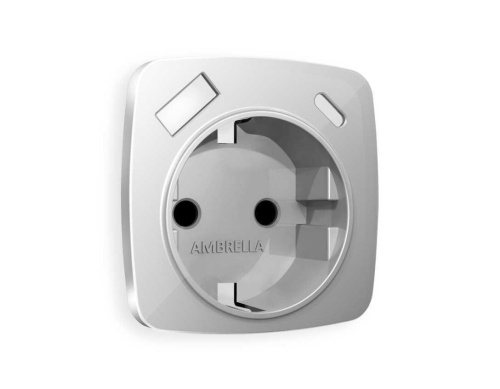 Лицевая панель розетки AMBRELLA VOLT OP4100 Лицевая панель розетки AMBRELLA VOLT OP4100