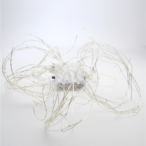 Светодиодная гирлянда Feron CL53  10 веток *20LED, 2м + 1м белый,статичная, с питанием от батареек, прозрачный шнур фото 6