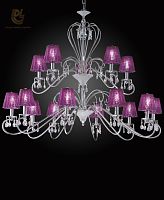 IDL 301/10+5 Chrome, Viola, Swarovski Crystal