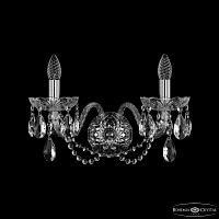 Бра хрустальные 1402B/2/195/XL Ni Bohemia Ivele Crystal (Богемия Ивеле Кристалл)