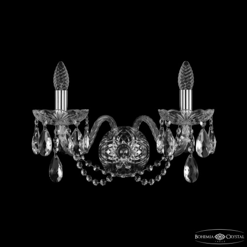 Бра хрустальные 1402B/2/195/XL Ni Bohemia Ivele Crystal (Богемия Ивеле Кристалл) Бра хрустальные 1402B/2/195/XL Ni Bohemia Ivele Crystal (Богемия Ивеле Кристалл)