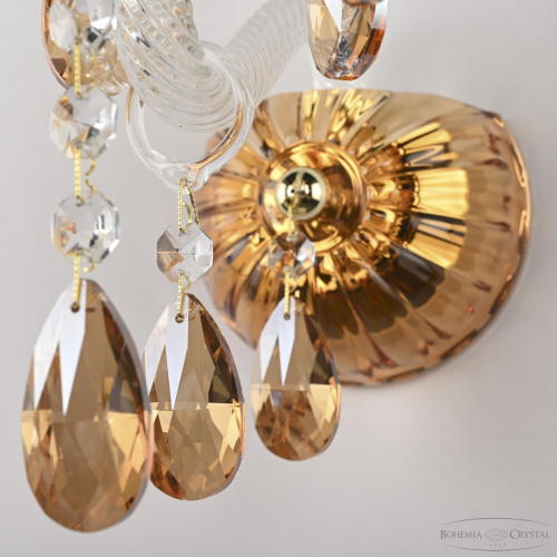 Бра хрустальные 5413B/1/165 G Amber/M-1H K721 Bohemia Ivele Crystal (Богемия Ивеле Кристалл) фото 7 Бра хрустальные 5413B/1/165 G Amber/M-1H K721 Bohemia Ivele Crystal (Богемия Ивеле Кристалл) фото 7