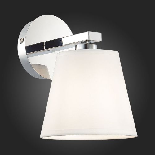 SLE300401-01 Светильник настенный Хром/Белый E14 1*40W PRATO фото 7 SLE300401-01 Светильник настенный Хром/Белый E14 1*40W PRATO фото 7