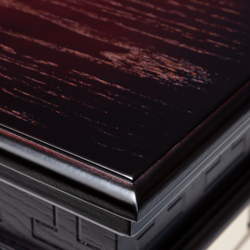 Каминокомплект STONE/СТОУН Античный дуб с очагом Электроочаг MAJESTIC LUX/МАДЖЕСТИК фото 8