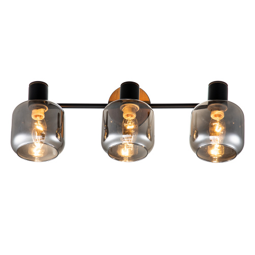 Спот Escada 10177/3A E14*40W Black/Chrome/Wood фото 3 Спот Escada 10177/3A E14*40W Black/Chrome/Wood фото 3