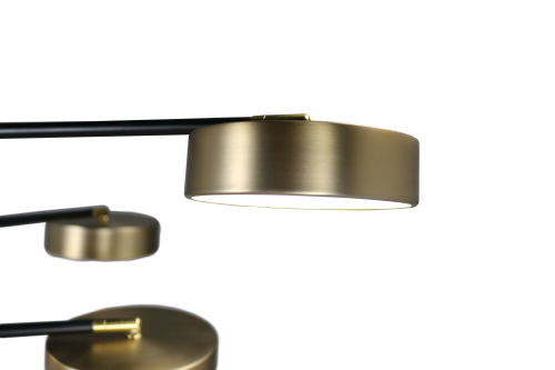 Люстра на штанге черная LED 80Вт 85см Zortes LUNAR ZRS.01243.08 фото 7