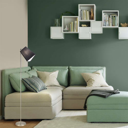 Напольный светильник Escada 10185/T E14*40W Chrome/Black фото 3 Напольный светильник Escada 10185/T E14*40W Chrome/Black фото 3