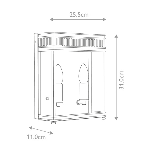 Настенный фонарь Elstead Lighting, Арт. HL7-M-VDG фото 4