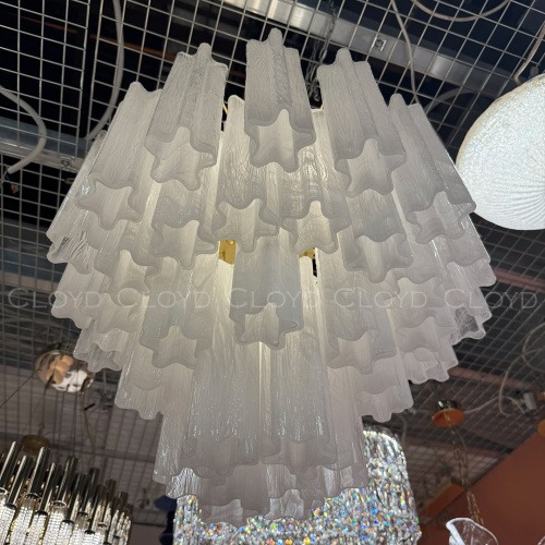 Люстра Cloyd ANNO-B C7 / Ø58 см - латунь светл. - стекло белые облака (арт.11648) Люстра Cloyd ANNO-B C7 / Ø58 см - латунь светл. - стекло белые облака (арт.11648)