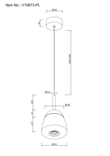Светильник подвесной светодиодный Moderli V10873-PL Eir фото 5 Светильник подвесной светодиодный Moderli V10873-PL Eir фото 5