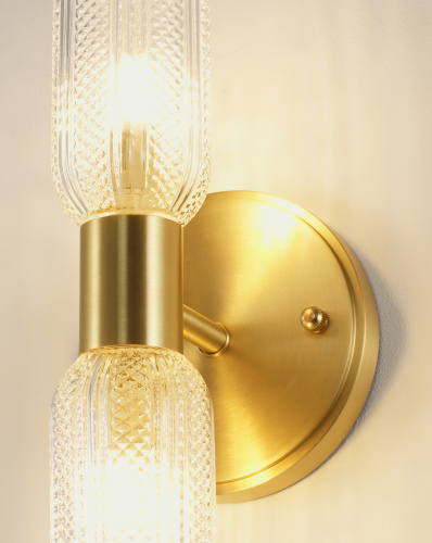 Светильник настенный Moderli V11018-2W Brass фото 8 Светильник настенный Moderli V11018-2W Brass фото 8