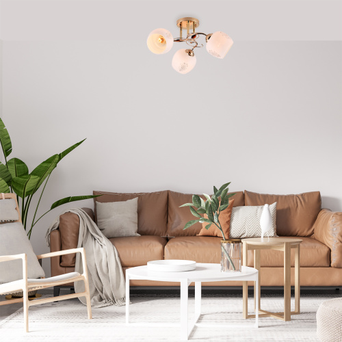 Потолочный светильник Escada 1121/3PL E27*40W Gold фото 2 Потолочный светильник Escada 1121/3PL E27*40W Gold фото 2