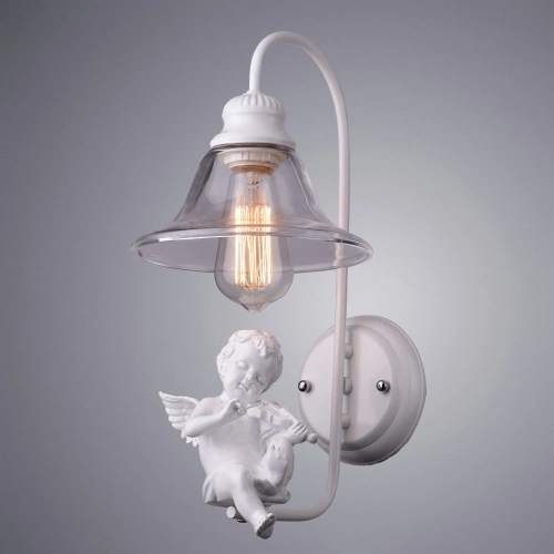 Бра Arte Lamp AMUR A4288AP-1WH фото 2 Бра Arte Lamp AMUR A4288AP-1WH фото 2