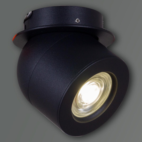 Спот Reluce 84063-9.0-001AY COB8W BK фото 2