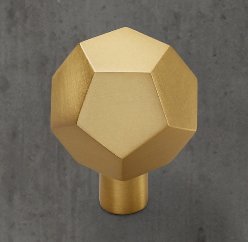 Ручка-кнопка Camden d.3.2 Lac.Burnished Brass