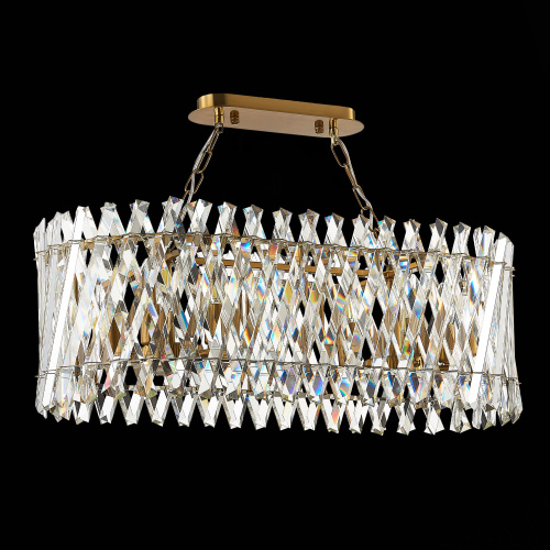 SL1170.303.10 Светильник подвесной ST-Luce Латунь/Прозрачный E14 10*40W FABIO фото 5