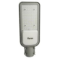 Светодиодный уличный консольный светильник Feron SP3040 100W 5000K 230V, серый