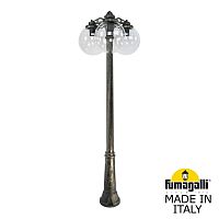 Fumagalli Садово-парковый фонарь FUMAGALLI RICU BISSO/G300 3L DN G30.157.S30.BXE27DN