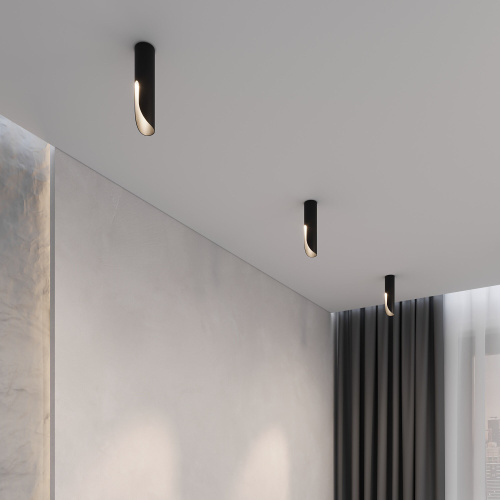 Светильник потолочный светодиодный Apex 7W 3000K черный 25113/LED фото 2