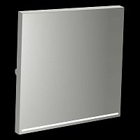 Клавиша для выключателя/переключателя одноклавишного с подсветкой S70 (сталь) Voltum VLS000205