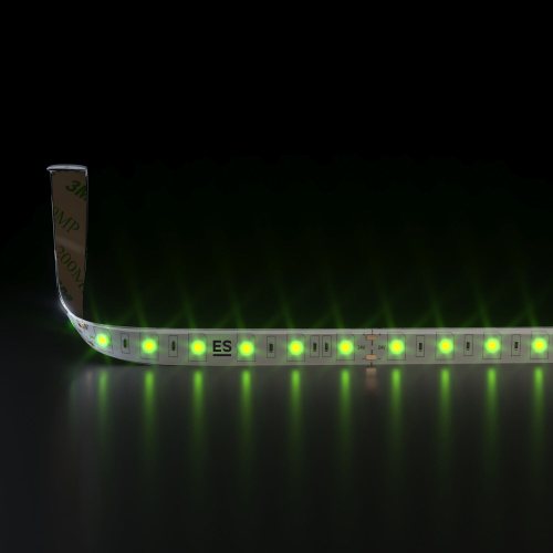 Светодиодная лента 24 В 14,4 Вт/м 60 Led/м 5050 IP65, зеленый, 5 м Лента светодиодная 24V 14,4W 60Led 5050 IP65 зеленый, 5м фото 2