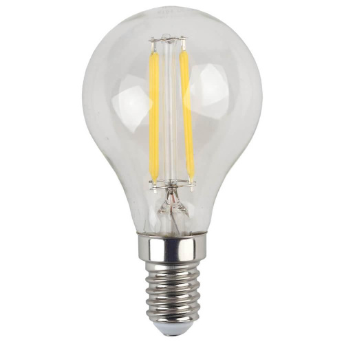 Лампа светодиодная филаментная ЭРА E14 7W 4000K прозрачная F-LED P45-7W-840-E14 Б0027947 Лампа светодиодная филаментная ЭРА E14 7W 4000K прозрачная F-LED P45-7W-840-E14 Б0027947
