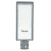Светодиодный уличный консольный светильник Feron SP3034 80W 6400K 230V, серый
