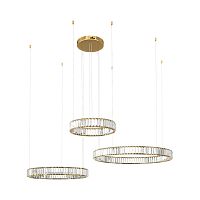 10135/3 Gold Подвесной светильник LOFT IT Crystal ring