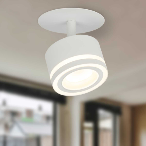 Светильник встраиваемый ЭРА DK114 WH под лампу GX53 поворотный белый Б0059789 фото 6