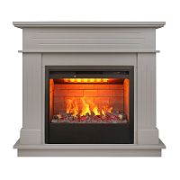Электрокамин RealFlame Regent 26 BG кашемир с очагом 3D Helios 26