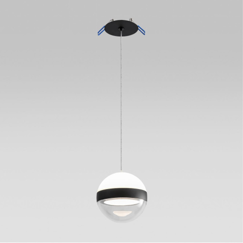 5075/9L L-VISION ODL24 355 черный/прозрачн./молочный/металл/акрил Подвес LED 9W 4000K 480лм RONI фото 3 5075/9L L-VISION ODL24 355 черный/прозрачн./молочный/металл/акрил Подвес LED 9W 4000K 480лм RONI фото 3