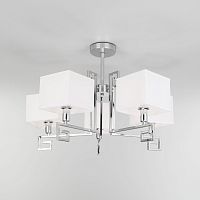 Потолочная люстра с абажурами 60115/5 хром