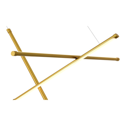 SL6207.213.37 Светильник подвесной ST-Luce Матовое золото LED 1*37W 3000K RETICO фото 3