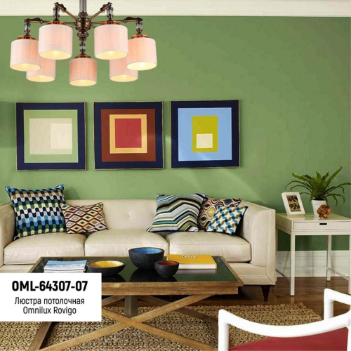 Люстра потолочная OML-64307-07 фото 4 Люстра потолочная OML-64307-07 фото 4