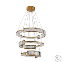 Люстра хрустальная подвесная латунь LED 100Вт D60см Zortes Moi ZRS.1201.03