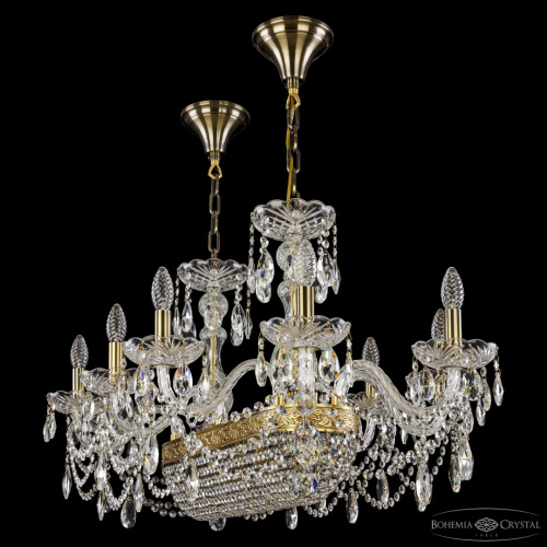 Люстра хрустальная 1453/10/195/600 FP Bohemia Ivele Crystal (Богемия Ивеле Кристалл) фото 2 Люстра хрустальная 1453/10/195/600 FP Bohemia Ivele Crystal (Богемия Ивеле Кристалл) фото 2