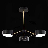 SLE6005-402-03 Светильник потолочный Черный, Золотистый/Черный LED 3*10W VALLE
