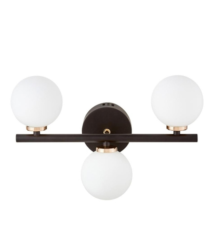 Бра Lumina Deco Marsiada LDW 6033-3 BK+F.GD фото 2