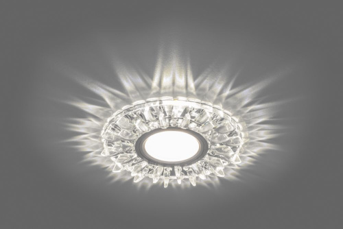 Светильник встраиваемый с белой LED подсветкой Feron CD911 потолочный MR16 G5.3 прозрачный фото 2