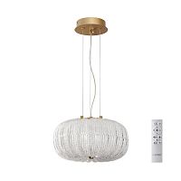 7720/24L PIKO LED SN 570 Светильник металл/стекло/прозрачный/золотой LED 24Вт 3000-6500K D300 IP20 пульт ДУ ANGELO