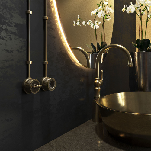 Выключатель на 4 положения двухклавишный бронзовый ретро W5720012 фото 4 Выключатель на 4 положения двухклавишный бронзовый ретро W5720012 фото 4